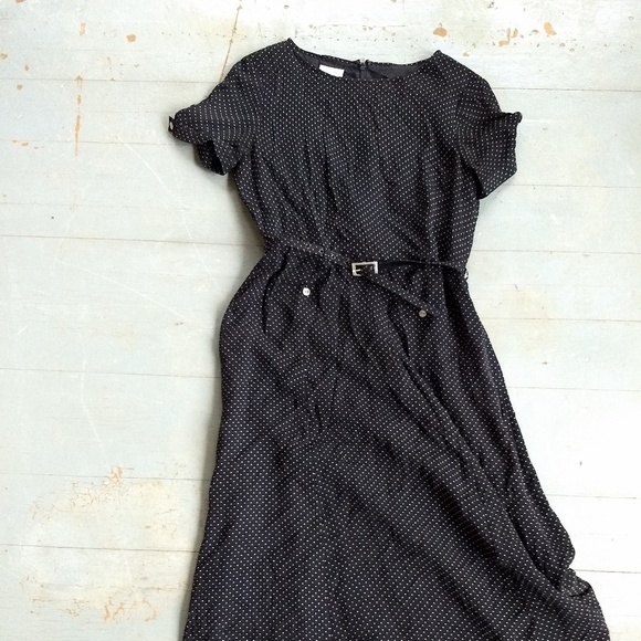 laura ashley polka dot dress